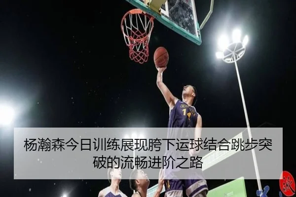 杨瀚森今日训练展现胯下运球结合跳步突破的流畅进阶之路